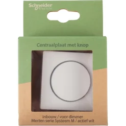 Dimmers|Inbouw Schakelmateriaal > Schneider Electric Schneider Merten System-M Centraalplaat Dimmer Actief Wit
