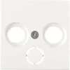Inbouw Schakelmateriaal|Opbouw Schakelmateriaal > Schneider Electric Schneider Merten System-M Centraalplaat Radio/TV Actief Wit