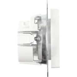 Inbouw Schakelmateriaal|Stopcontacten & Overige Contactdozen > Schneider Electric Schneider Merten System-M Enkel Geaard Stopcontact Actief Wit