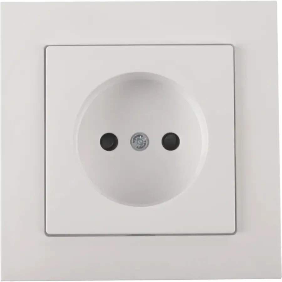 Inbouw Schakelmateriaal|Stopcontacten & Overige Contactdozen > Schneider Electric Schneider Merten System-M Enkel Stopcontact Actief Wit