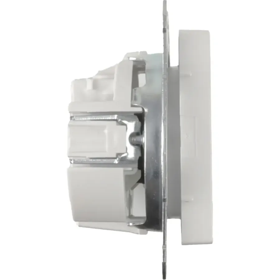 Inbouw Schakelmateriaal|Stopcontacten & Overige Contactdozen > Schneider Electric Schneider Merten System-M Enkel Stopcontact Actief Wit
