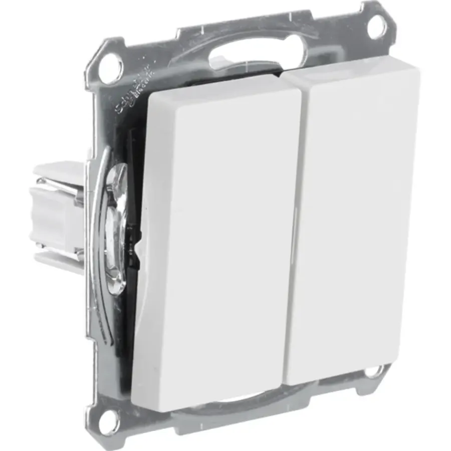 Schakelaars|Stopcontacten & Overige Contactdozen > Schneider Electric Schneider Merten System-M Serieschakelaar Polarwit