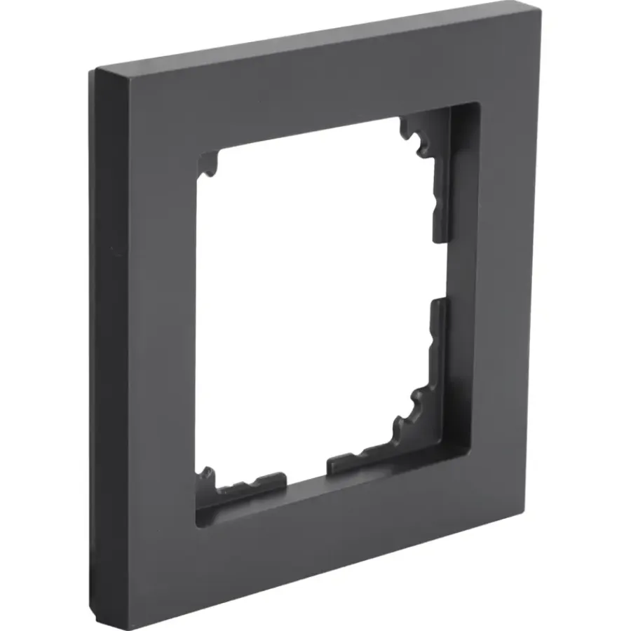Afdekramen|Inbouw Schakelmateriaal > Schneider Electric Schneider Merten System-M Smart Afdekraam 1-voudig Antraciet