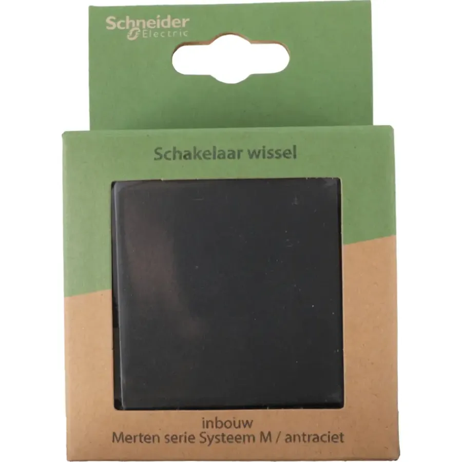 Schakelaars > Schneider Electric Schneider Merten System-M Wisselschakelaar Antraciet