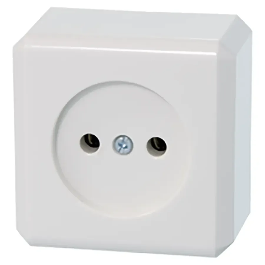 Opbouw Schakelmateriaal|Stopcontacten & Overige Contactdozen > Schneider Electric Schneider Opbouw Wandcontactdoos Enkel Wit