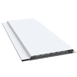 Wandpanelen|Wand- & Plafondplaten > Geen Schroot PVC wit 390x10 cm 3,9 m² 10 stuks