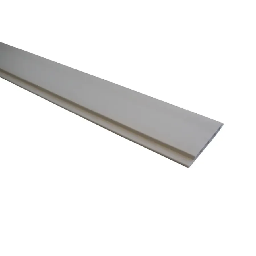 Wandpanelen|Wand- & Plafondplaten > Geen Schroot PVC wit 390x10 cm 3,9 m² 10 stuks