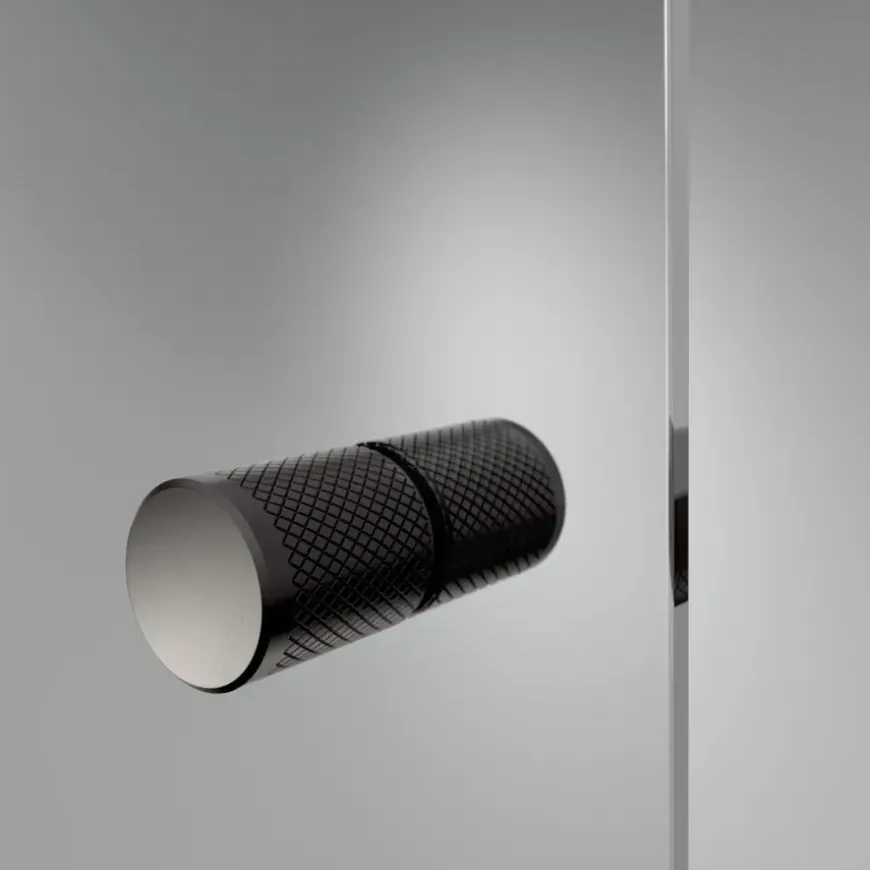 Schuifdeur voor nis Contour Zwart 120x200cm