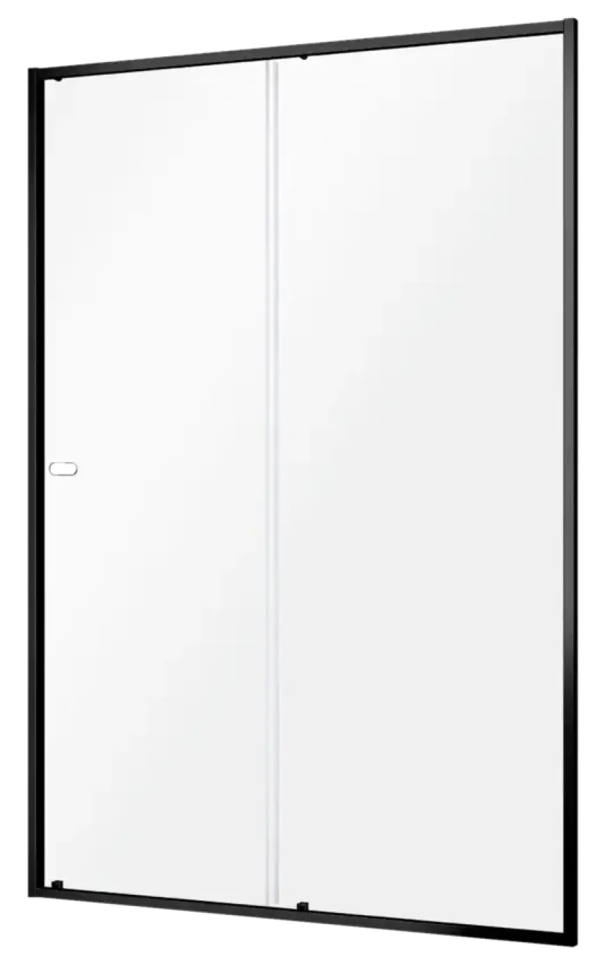 Schuifdeur voor nis Contour Zwart 120x200cm