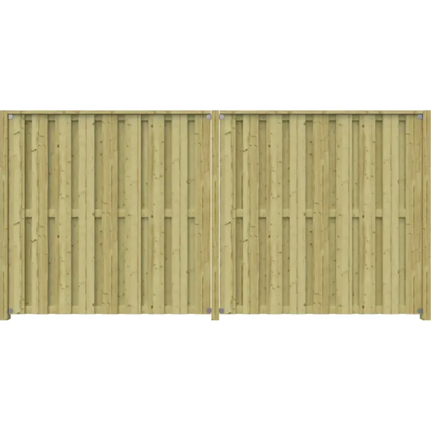 Schutting startpakket Royal grenen hout 3,8 m lang