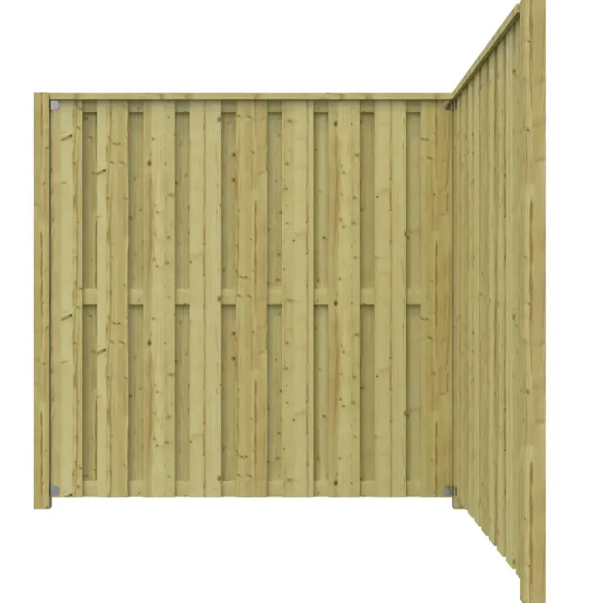 Schutting startpakket Royal grenen hout 3,8 m lang