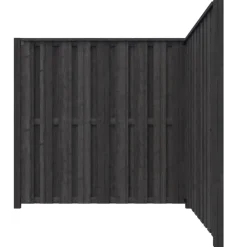 Schutting startpakket Royal grenen hout antraciet 3,8 m lang