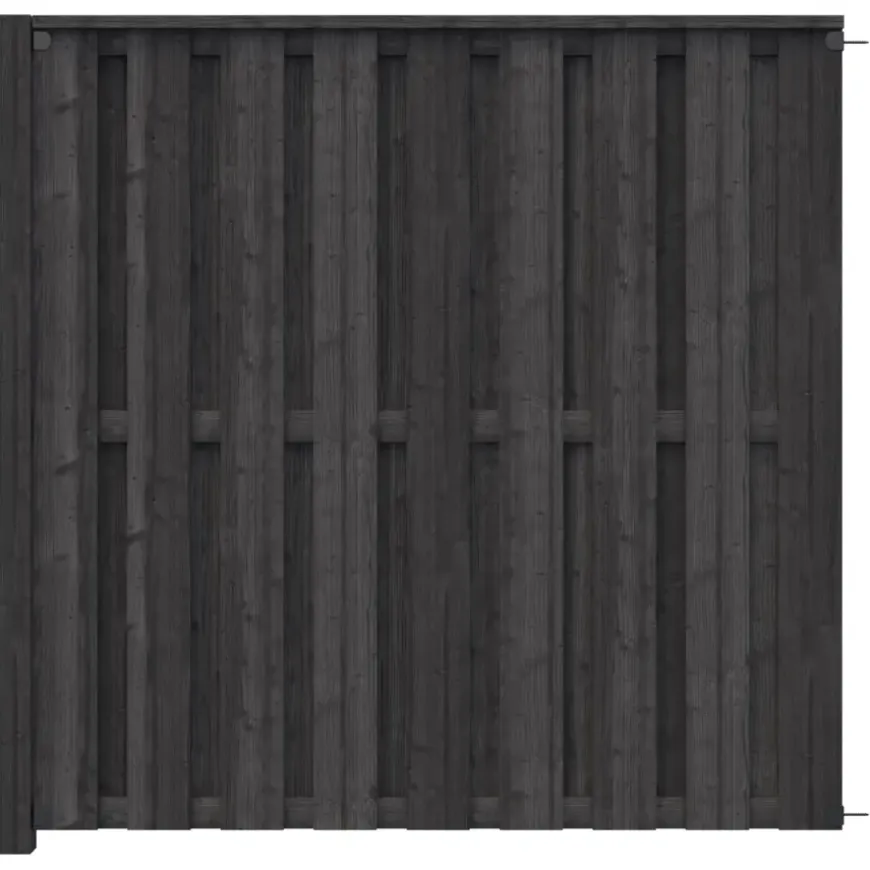 Schutting volgpakket Royal grenen hout antraciet 1,9 m lang
