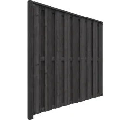 Schutting volgpakket Royal grenen hout antraciet 1,9 m lang
