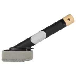 Schuurspons met handvat en zeepdispenser