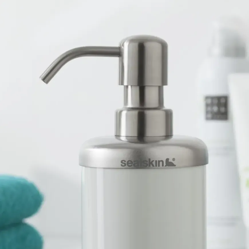 Sealskin Acero zeepdispenser inox wit