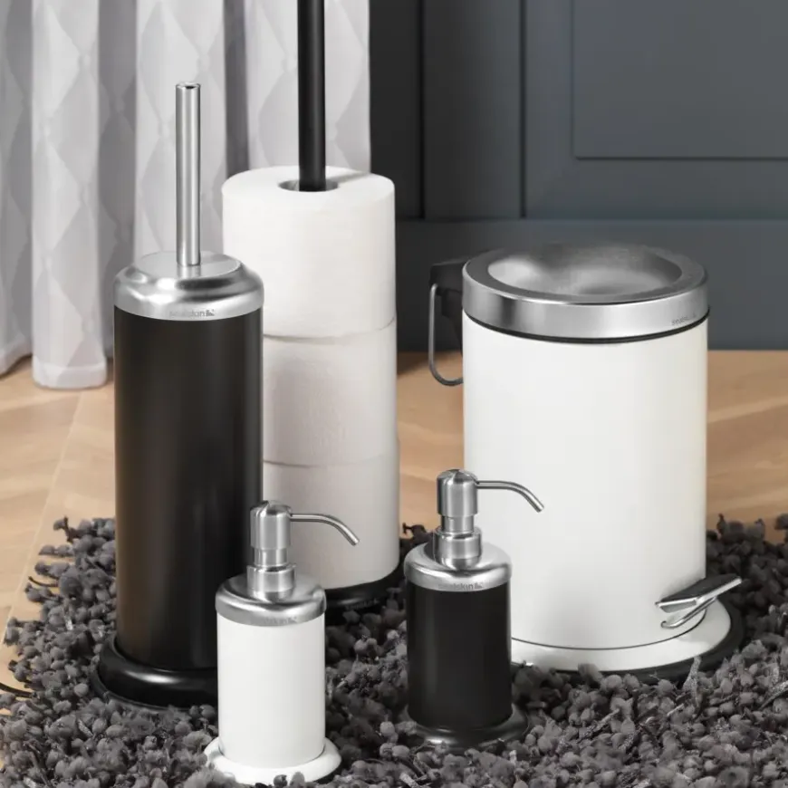 Sealskin Acero zeepdispenser inox wit