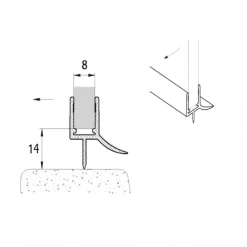 Overige Vulmiddelen > Sealskin Afdichtprofiel I AM Horizontaal 100 cm