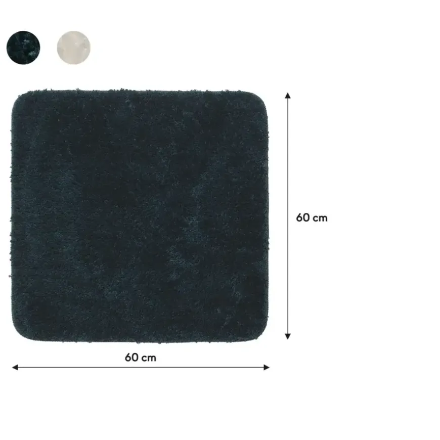 Sealskin badmat angora 60x60cm donkergroen
