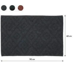 Sealskin badmat aztec 60x90cm donkergrijs