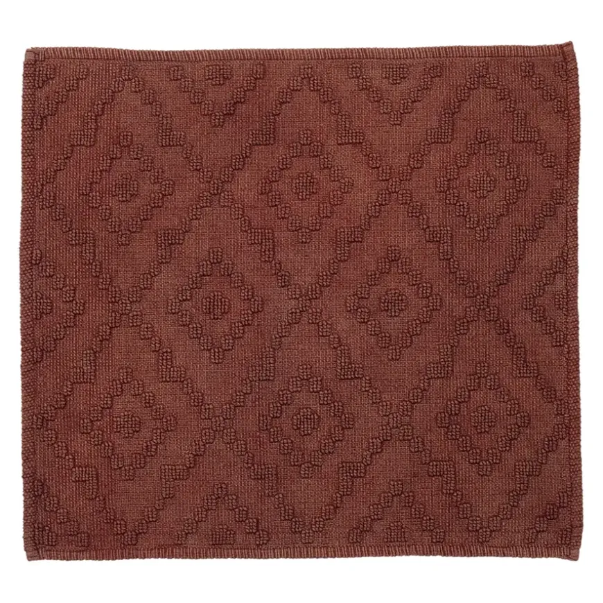 Sealskin badmat aztec 60x60cm donkerroze