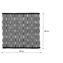 Sealskin badmat bandra 60x60cm zwart