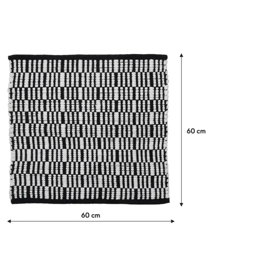 Sealskin badmat bandra 60x60cm zwart