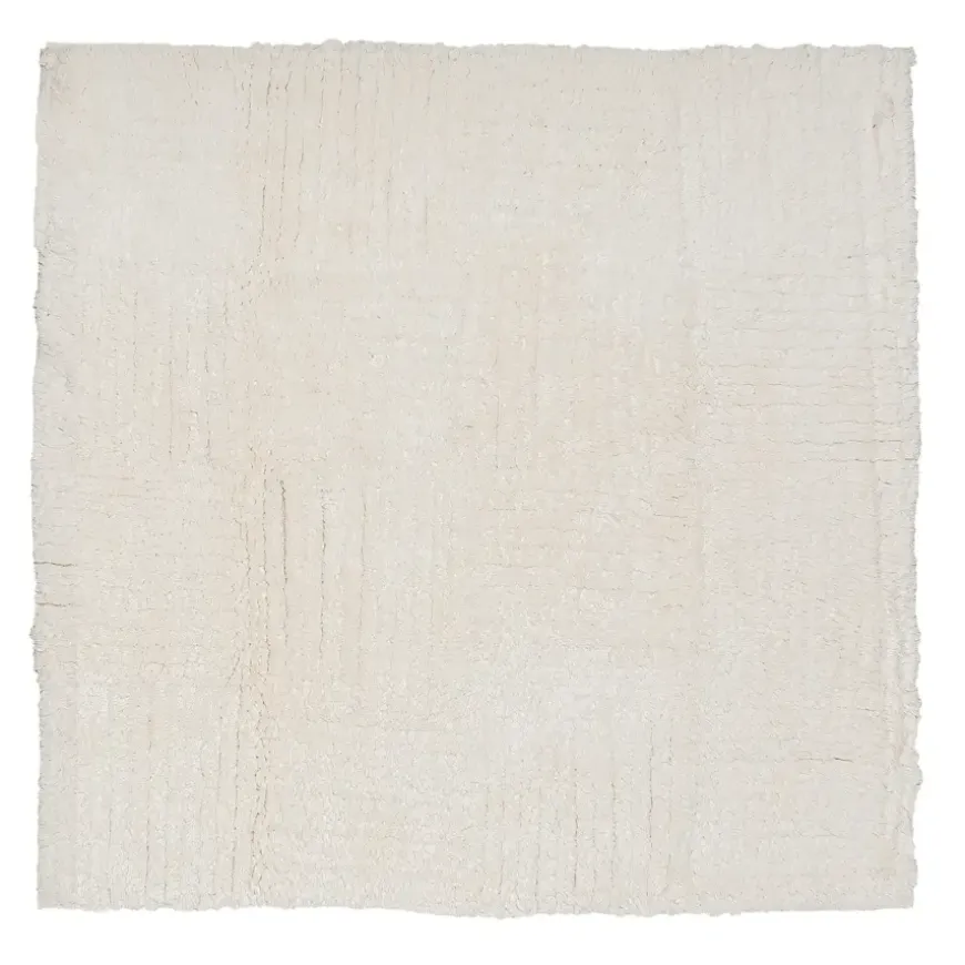 Sealskin badmat reverse 60x60cm ivoor