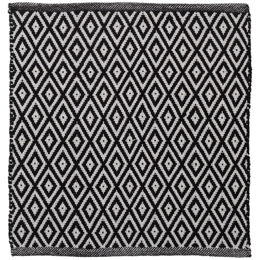 Sealskin badmat trellis 60x60cm zwart