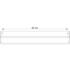 Sealskin Brix wandrek metaal wit