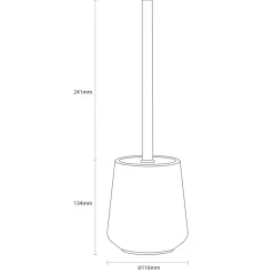 Sealskin Conical toiletborstelgarnituur Porselein groen