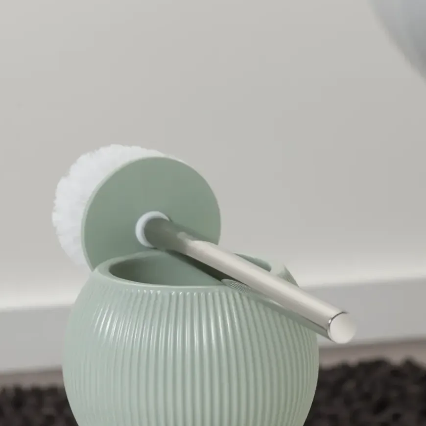 Sealskin Convex toiletborstelhouder keramiek licht aqua