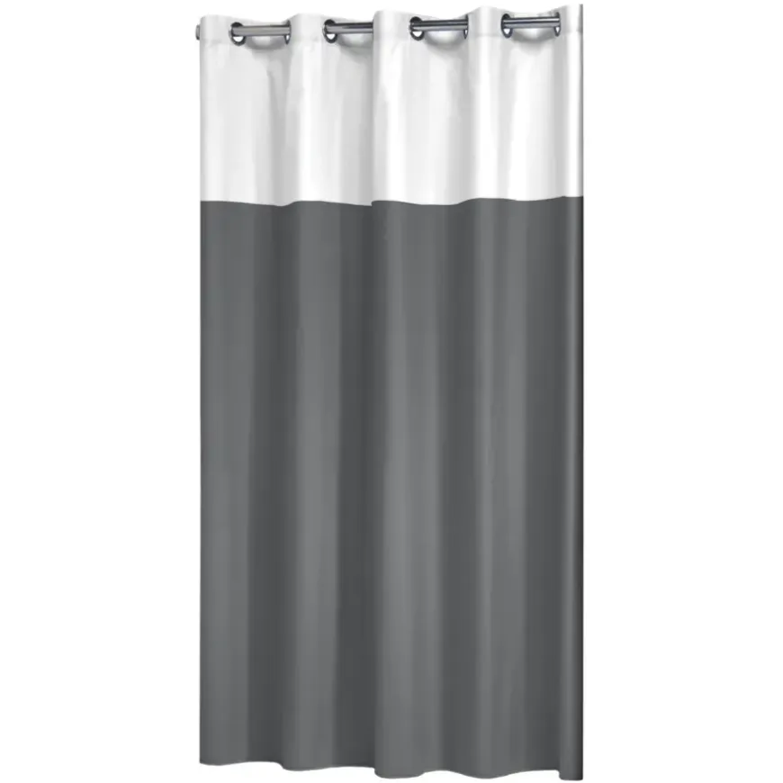 Sealskin Double douchegordijn grijs 180 x 200 cm