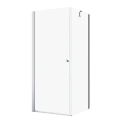 Sealskin douchecabine draaideur met zijwand Hooked zwart 90 x 90 x 200 cm