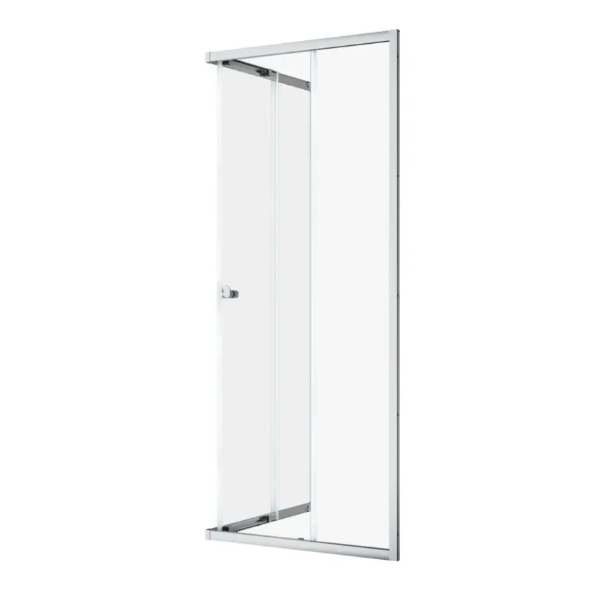 Sealskin douchecabine hoekinstap met schuifdeuren Hooked chroom 90 x 90 x 200 cm