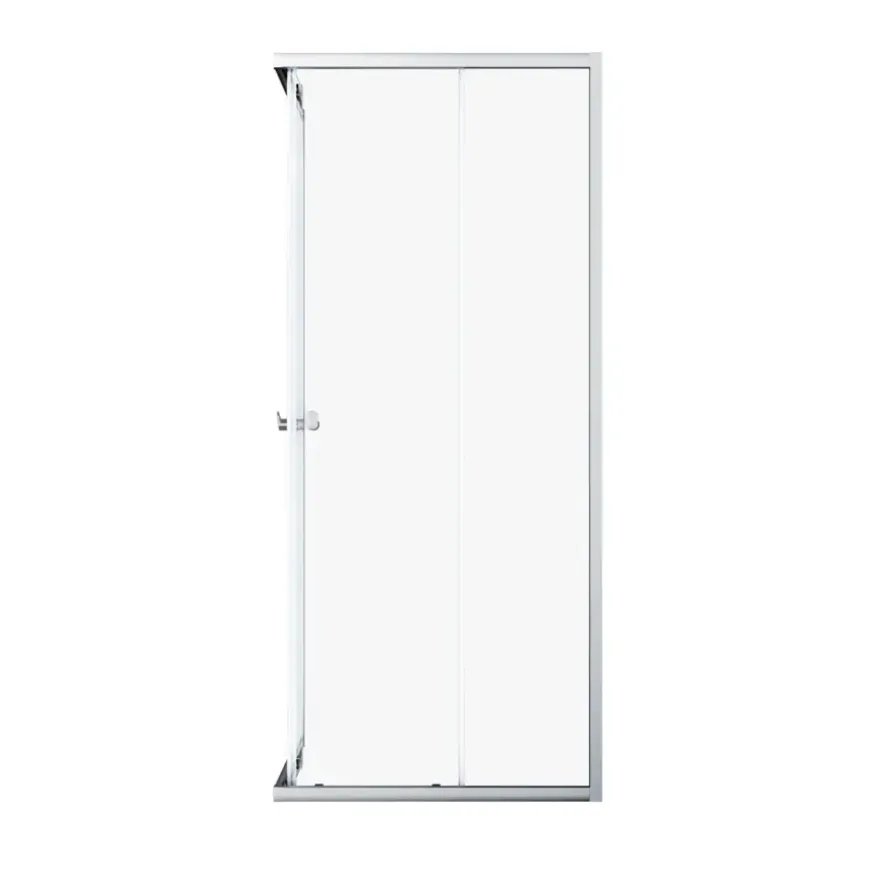Sealskin douchecabine hoekinstap met schuifdeuren Hooked chroom 90 x 90 x 200 cm