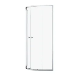 Sealskin douchecabine kwartrond met schuifdeuren Hooked chroom 90 x 90 x 200 cm