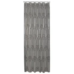 Sealskin douchegordijn brave 180x200cm zwart/wit
