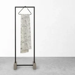 Sealskin douchegordijn mind 180x200cm zwart/wit