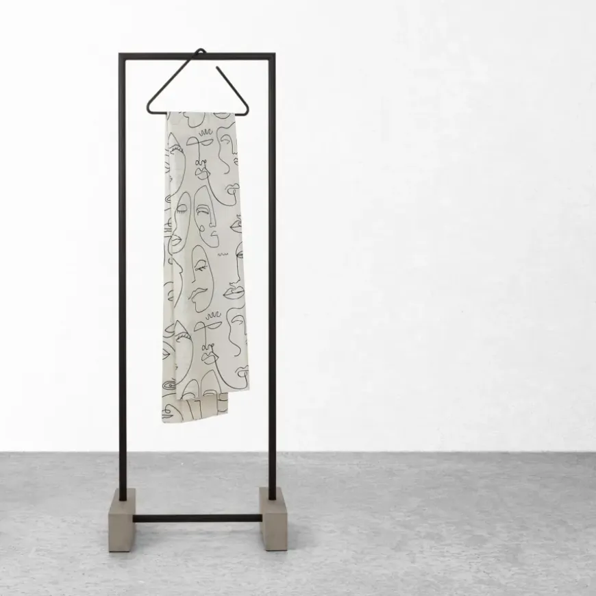 Sealskin douchegordijn mind 180x200cm zwart/wit