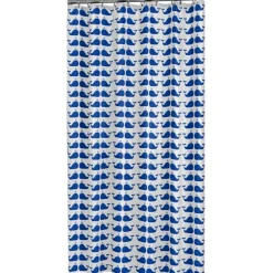 Sealskin douchegordijn whale 180x200cm blauw