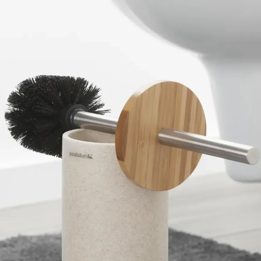 Sealskin Grace toiletborstelhouder zand