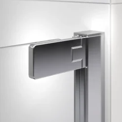 Sealskin Inc. Draaideur en zijwand 90x90x200 cm met douchemand, 8 mm helder veiligheidsglas met antikalklaag Zilver hoogglans