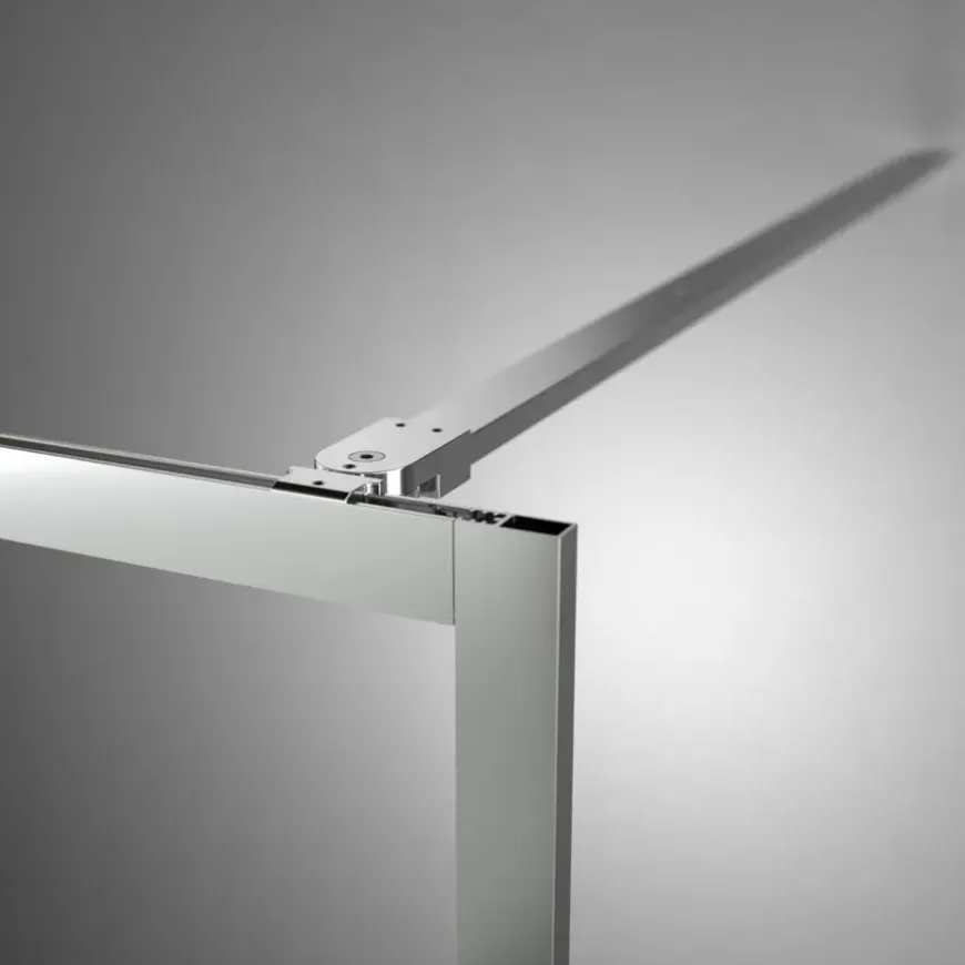 Sealskin inloopdouche Contour zilver hoogglans 138 x 200 cm