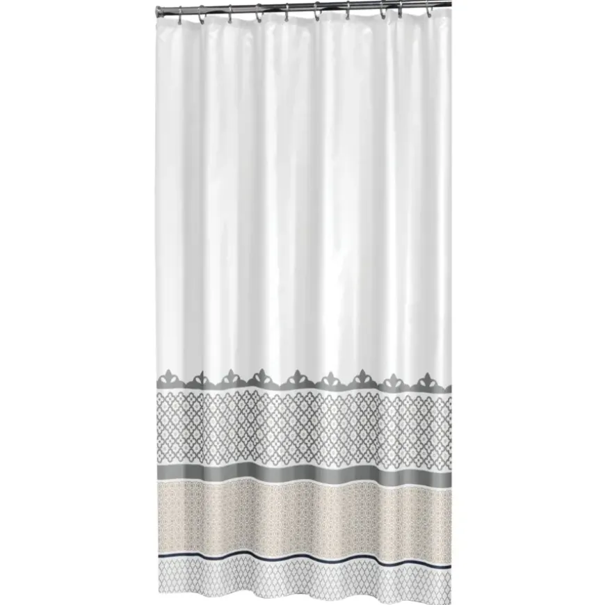 Sealskin Marrakech Douchegordijn Textiel 180x200 cm Zilver