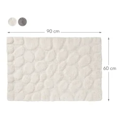 Sealskin Pebbles badmat ivoor 60 x 90 cm