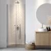 Sealskin pendeldeur voor douche nis chroom 90 x 200 cm