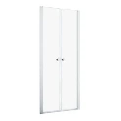Sealskin pendeldeur voor douche nis chroom 90 x 200 cm