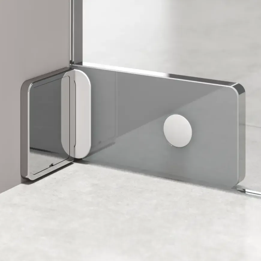 Sealskin Pure Inloopdouche Type A3 100X200 Cm Zilver hoogglans