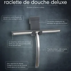Sealskin raamwisser luxe met ophangbeugel chroom